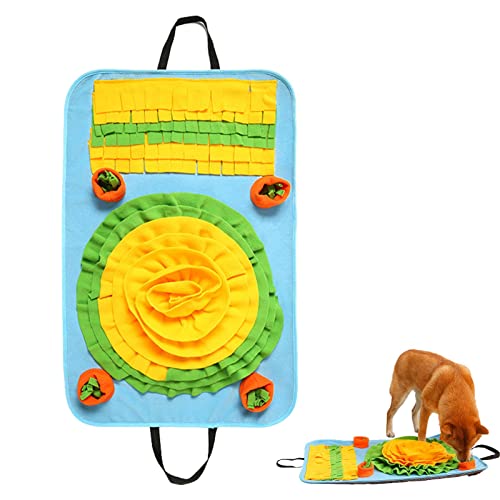 A/R Schnüffelmatte für Hunde – tragbare Reise-interaktive Hundeunterlage – Hundetrainingsspielzeug und effektiv verlangsamt Haustierfütterung und verhindert Verdauungsprobleme von A/R