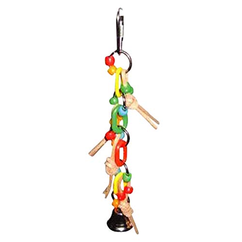 A&E Cage Co. Kunststoff Kette mit Leder und Ball Bird Toy [Set of 2] von A&E Cage Co.