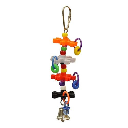 A&E Cage Company - Bird - A&E Cage Company - AE Cage Company Happy Beaks Tiny Rings and Stars Bird Toy - 1 count von A&E Cage Co.