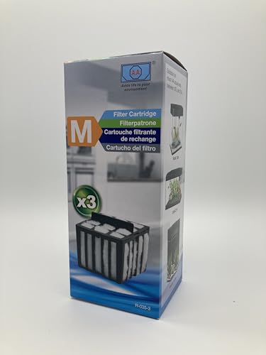 Ersatz-Filterpatronen für AA-Filterboxen für 50L/70L AA-Filterboxen VE:3 von AA Aquarium