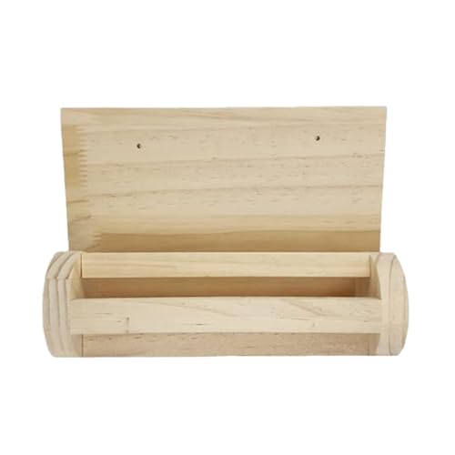 AALLYN 3 Pcs Heukrippe Kaninchen,Heufutterstation aus Holz - Heukrippe aus Holz, langlebig und geräumig für Meerschweinchen, Chinchillas und Kleintiere von AALLYN