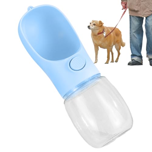 AALLYN Hundewasserflasche,Hundewasserflaschen zum Spazierengehen - 350 ml tragbarer Wasserspender für Haustiere,Praktischer Wasserspender für Hunde, Reise-Wassernapf für Welpen, auslaufsichere von AALLYN