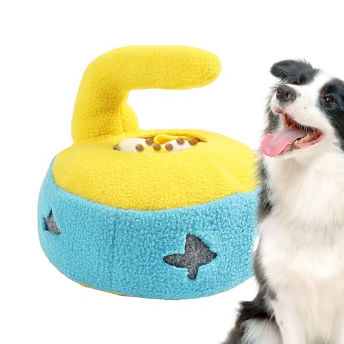 AALLYN Plüsch-Hundespielzeug, Slow Feeder für Hunde, Curling Shape Sniff Toys Leckerli-Spender für Hunde, Leckerli-Spender für Haustiere, Spielzeug zur Bereicherung für Hunde im Freien von AALLYN