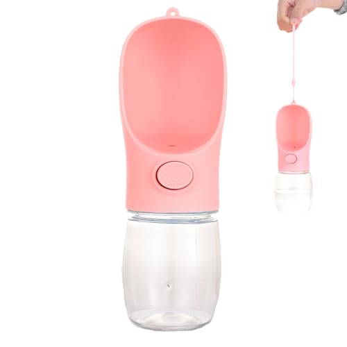 AALLYN Tragbare Hundewasserflasche,Hundewasserflasche - 350 ml tragbarer Wasserspender für Haustiere,Praktischer Wasserspender für Hunde, Reise-Wassernapf für Welpen, auslaufsichere Flasche, von AALLYN