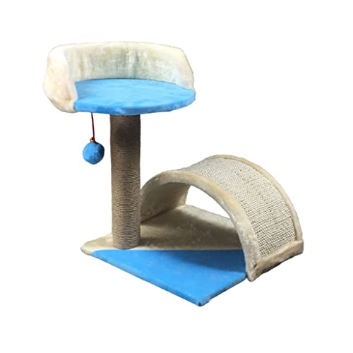 Katzenbaum Katzenhaus Katzenkratzbaum Katzenklettergerüst mit Sisalseil Katzenbett und Kratzbaum Interaktiver baumelnder Ball Katzenturm Kätzchen-Möbel von AAPIE