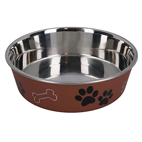 AB Tools 1 Medium Edelstahl Kupfer Bella Fressnapf Hund Welpen Futter Wassernapf von AB Tools