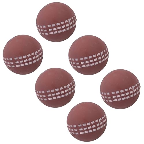 AB Tools Dog Play Time Cricketball aus Gummi, 6 cm, 6 Stück von AB Tools