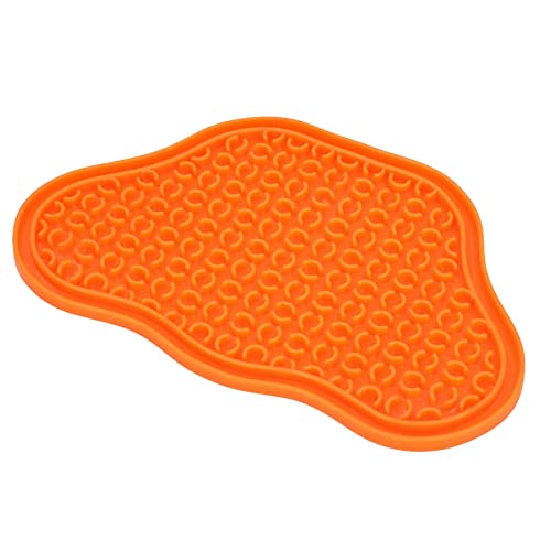 AB Tools Interaktive Hundematte mit Saugnäpfen, Orange, 1 Stück von AB Tools