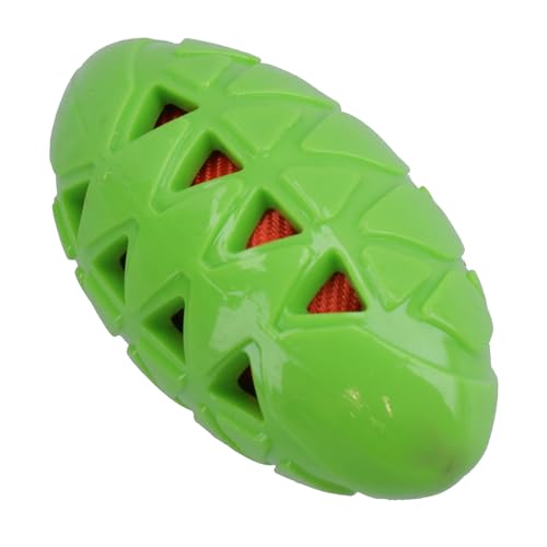 AB Tools Mini Tough Crunch Rugbyball, kleine Hunde, Spielzeit, Spielzeug, Hund, Geschenk, 9 cm von AB Tools