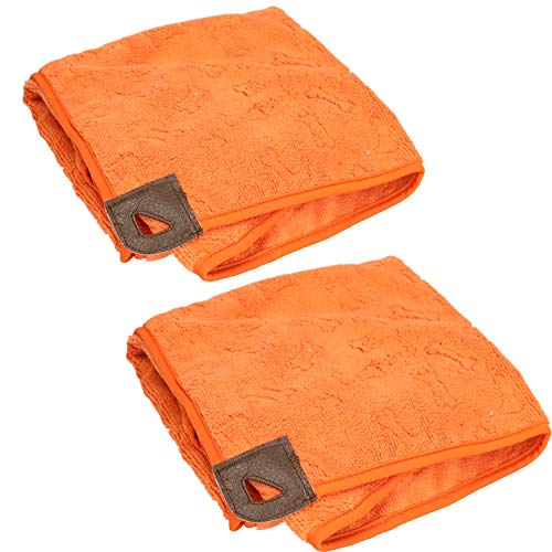 AB Tools Tall Tails Grosse Schwanze Orange Pet Dog Kap Pocket Handtuch Grosse 27" x 27" 2 Pack von AB Tools