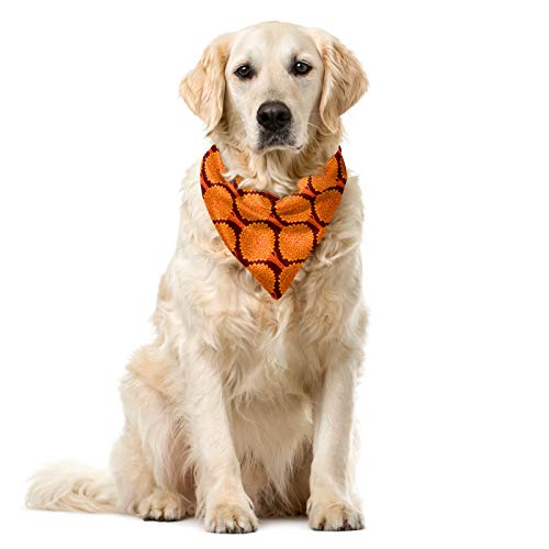 ABAKUHAUS Baum Haustier Bandana, Abstrakt Wald Moderne Kunst, 55x55 cm, Orange Chestnut Brown von ABAKUHAUS