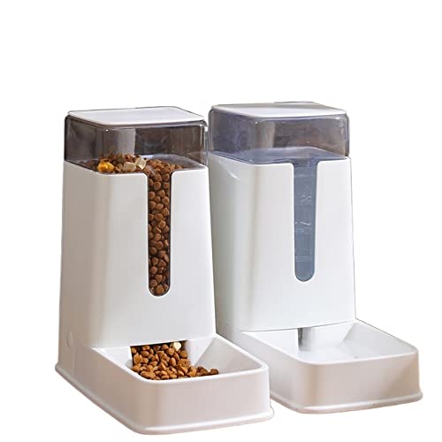 ABNMJKI Wasserspender für Haustiere Large Capacity Pet Cat Dog Automatic Feeder Detachable Bowl Water Dispenser Food Feeding Device Pet Supplies von ABNMJKI