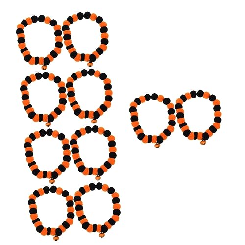 ABOOFAN 10 STK Halloween-Kragen Entzückendes Katzenhalsband Welpenhalsband Halloween-Katzen-Krawatten Dekoratives Katzenhalsband Halloween-hundehalskette Kätzchen Halskragen Nylon von ABOOFAN