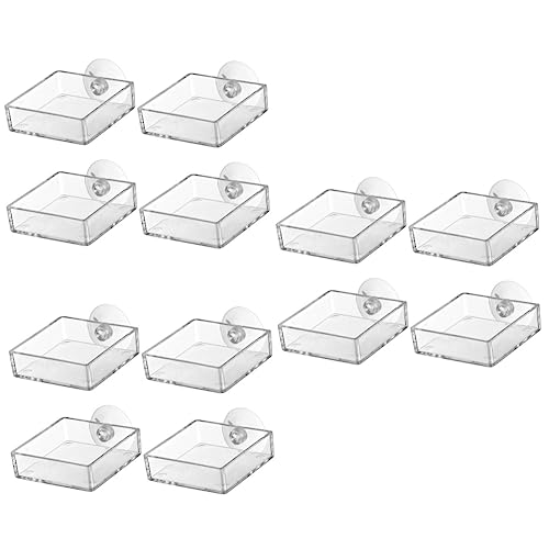 ABOOFAN 12 STK Fressnapf Aus Der Luft Werkzeug Fisch Und Garnelen Großes Fischbecken Acryl von ABOOFAN