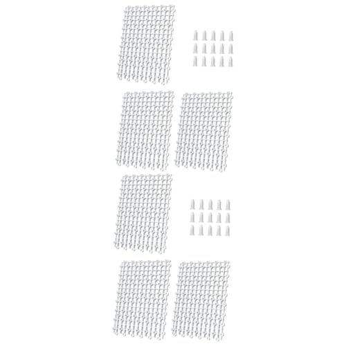 ABOOFAN 2 Sets Aquarium-Basis-Trennfilter Für Aquarium-Trennwände Fischschalen-Filter Aquarium-Trennwand Filter-Bodenschale Gitter Isolier-Trennbrett Aquarium-Kunststoff Weiß von ABOOFAN