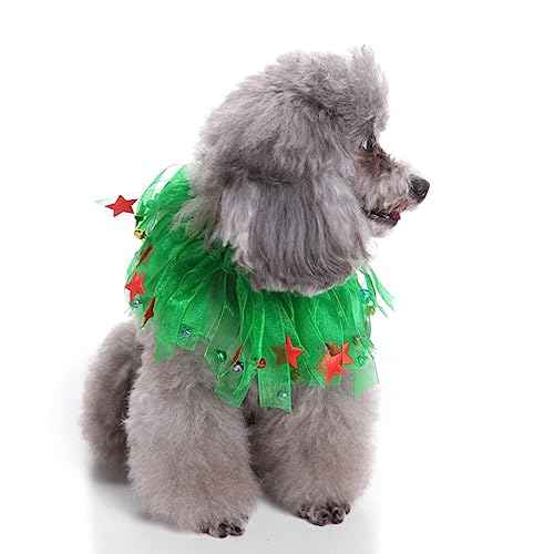 ABOOFAN Weihnachtshalsband Für Haustiere Elegantes Hundehalsband Aus Polyester Weihnachtshalsband Für Haustiere Weihnachtszubehör Für Haustiere Für Hunde von ABOOFAN