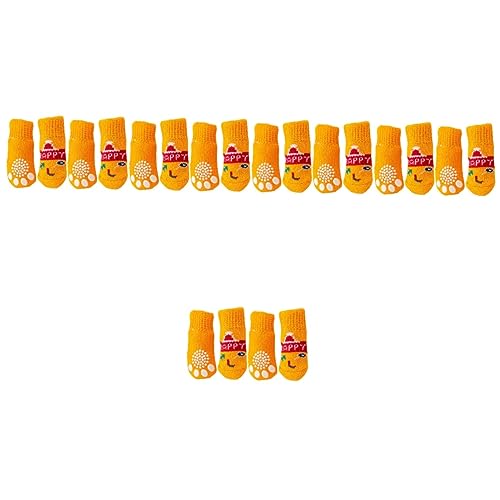 ABOOFAN 20 STK Haustier Socken Kleine Hundesocken Atmungsaktive Katzensocken Katze Waschtasche Cartoon-welpen-socken Anti-rutsch-socken Für Haustiere Warme Hundesocken Gamaschen Garn Corgi von ABOOFAN