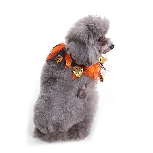 ABOOFAN 2St Schalkragen liefert Kragen Halloween-Kragen eine Halskette Weihnachtskette Haustier-Geburtstags-Halskette Hund dekorative elastische Halskette Schleife Halsband Ausschnitt von ABOOFAN