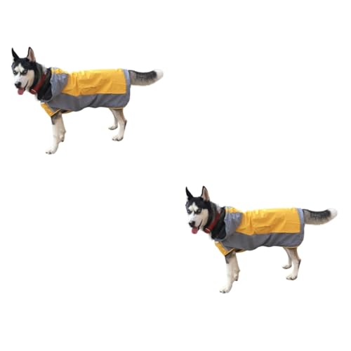 ABOOFAN Atmungsaktiv 2st Regenmantel Für Haustiere Wimperntusche Dropshipping Jacken Regenjacke Für Haustiere von ABOOFAN