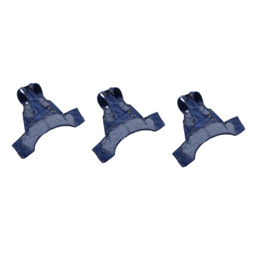 ABOOFAN 3st Haustier-Hund-Hose Haustierkleidung Hundehose Denim-hundewesten Der Hund Jeans von ABOOFAN