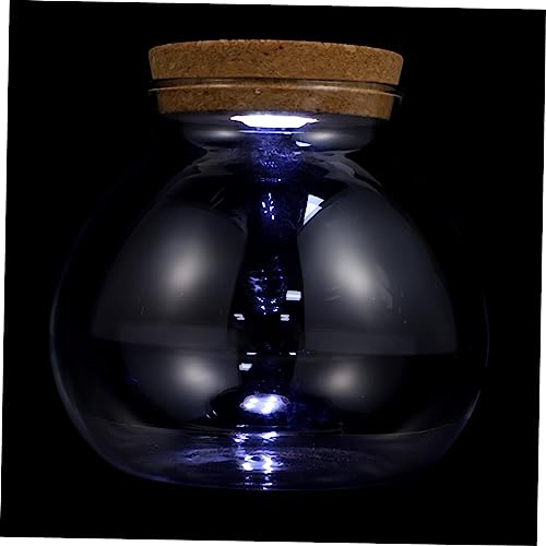 ABOOFAN 3 Stück Landschaftsflasche Aquarium-Zubehör Led-Terrarium Mini-Flaschen Mikro-Wasser Große Klare Ornamente Aquarium-Schüssel Mit Deckel Pflanzenglas Mit Deckel von ABOOFAN