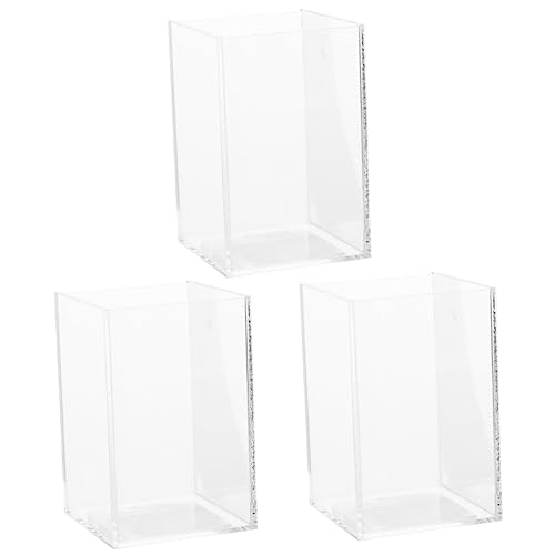 ABOOFAN 3st Aquarium Fischbecken Quadratisches Aquarium Fischzubehör Kleines Aquarium-kit Aquariumbecken Fischschalen Zum Multifunktions-goldfischbecken Vase Büro Mini Acryl Lieferungen von ABOOFAN