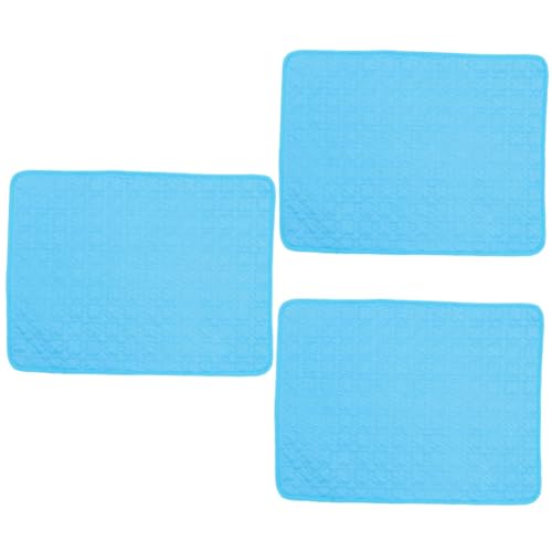 ABOOFAN 3 Stücke Hund Kühlmatte Tragbare Pet Cooling Pad Atmungsaktive Kiste Pad Ice Silk Matte Für Hunde Kühlkissen Selbst Kühlende Decke Für von ABOOFAN