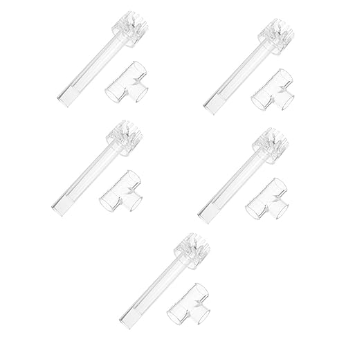 ABOOFAN 5 Sets Aquarium-Entfetter Bepflanzter Tank Filterrohr Skimmer Tankoberflächenskimmer Wasserskimmer Absaugung Aquariumfilter Unterwasserfilter Abs Gras Tank Blumenkorb von ABOOFAN