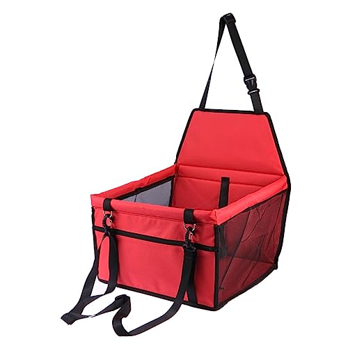 ABOOFAN Atmungsaktive Haustier Auto Sitz Tasche Leine Mesh Hund Auto Reisetasche für Katzen Lagerung von ABOOFAN