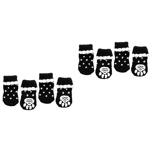 ABOOFAN Bedruckte Socken 2 Stück Welpenpfoten-Hundefußbezüge Hundepfoten-Pad Weihnachtsmann-Pfoten- Hundepfoten-Schneepfoten-Pad-Schutz Weihnachtsmann-Socken Für Hunde von ABOOFAN