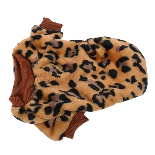 ABOOFAN Bequemer Hundepullover Winter-haustierweste Winterpullover Für Hunde Pelziger Hundemantel Winterwarmer Hundepullover Haustier-hundekostüm Kleiner Korallenvlies Kleidung Hund Katze von ABOOFAN