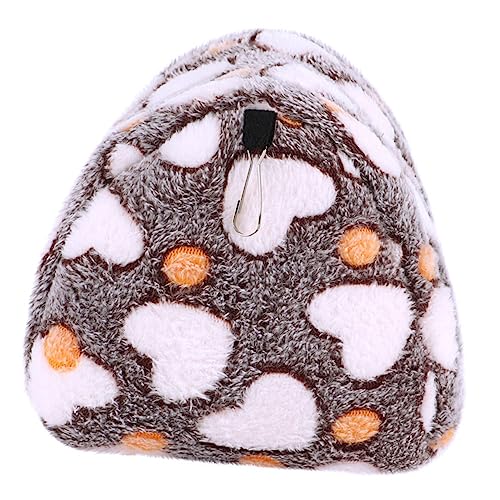 ABOOFAN Hängematte Für Hamster Kaninchenstreu Hamster-hängematte Hängematte Für Kleine Haustiere Gepolsterter Schlafsack Zwerghamster Hängematte Flanell Baumwolle Hausratte Winter von ABOOFAN