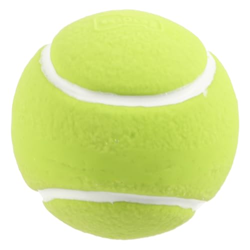 ABOOFAN Hundespielzeugball Hundespielzeug Für Aggressive Kauer Spielball Holen Hundespielzeug Kleine Hunde Ballspielzeug Für Hunde Beißspielzeug Für Welpen Tennis Tier Gummi Trainingsball von ABOOFAN