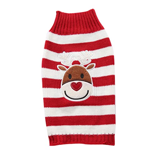 ABOOFAN Hundepullover Fleecepullover Für Hunde Fleecepullover Für Kleine Hunde Katze Winterstrick Bräuche Für Katzen Hunde Warme Outfits Weihnachtspullover Für Haustiere Einstellen Mittel von ABOOFAN