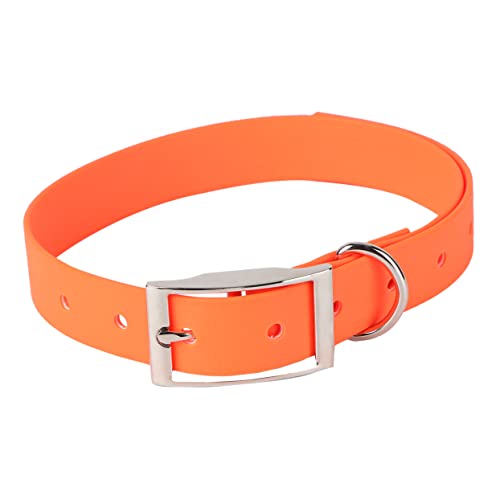 ABOOFAN Hundehalsband Mittelgroße Haustiere PVC Halsband Welpenhalsband Orange Modedesign von ABOOFAN