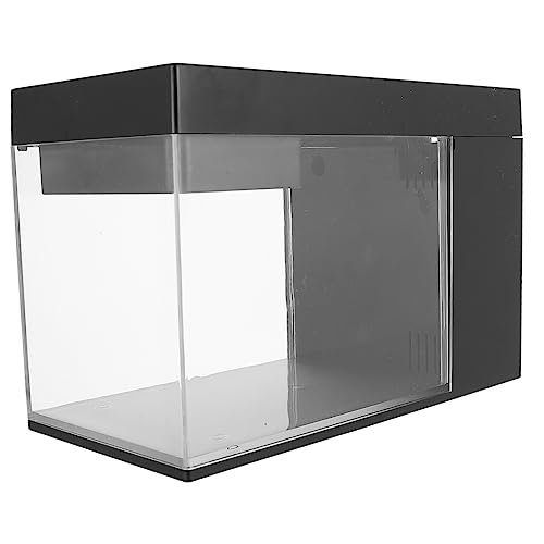 ABOOFAN Ökologisches Aquarium Mini-Pflanzen Betta fischaquarium Schreibtisch-Aquarium Mehrzweck Bürodekoration Betta-Aquarium Desktop- Desktop-Aquarium klein schmücken Mikrotank Acryl von ABOOFAN