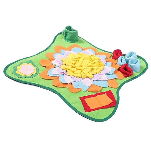 ABOOFAN Pet Sniffing Pad Schnupftabakdecke Für Welpen Spielmatte Für Welpen Puzzlespielzeug Für Hunde Schnüffelunterlage Für Hunde Leckerlimatte Für Hunde Flanell Welpenbedarf Hündchen von ABOOFAN