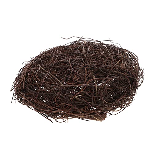 ABOOFAN Rattan Vogel Nest Ornament Handgewebtes Deko Vogelhaus für Miniaturgärten Balkon und Gartendekoration Stilvolles Accessoire für Haus und Garten ABOOFAN Rattan Vogel Nest Ornament Handgewebtes Deko Vogelhaus für Miniaturgärten Balkon und Gartendekoration Stilvolles Accessoire für Haus und Garten von ABOOFAN