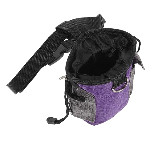 ABOOFAN Snackpaket Für Haustiere Snackbeutel Für Hunde Belohnungsbeutel Für Hundeleckerli Reiseset Für Hunde Trainingstasche Für Haustiere Oxford-Stoff Outdoor-Hund Violett Gewidmet von ABOOFAN