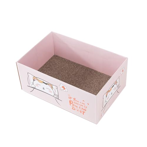 ABOOFAN Katzenkratzbox Kratzbaum Aus Karton Katzenkratzbaum Aus Papier Lustiges Nickerchenbett Für Katzen Design von ABOOFAN