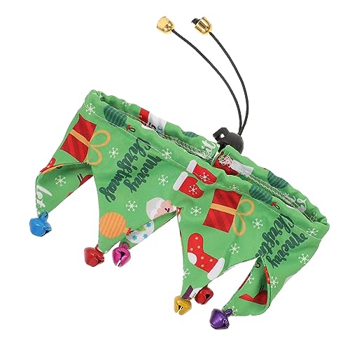 ABOOFAN Weihnachtskatzenschal Hundehalsband Für Den Weihnachtskatzenhalsband Süßes Katzenhalsband Weihnachtshundehalsband Kätzchenhalsband Halskette Polyester Weihnachten Baby Katzenglocke von ABOOFAN