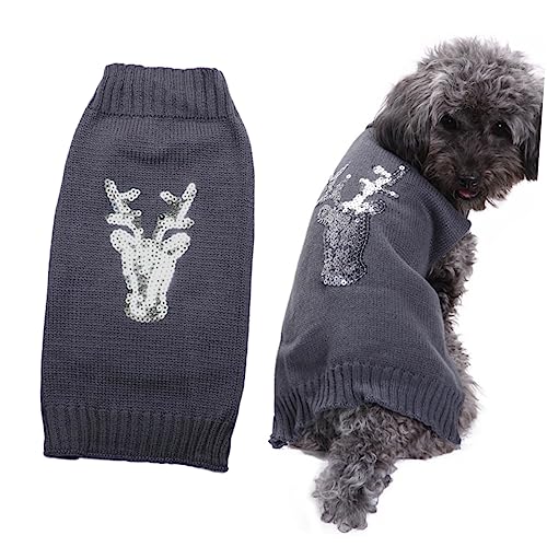 ABOOFAN Weihnachts-Haustier-Outfit Weihnachtswelpenkostüm Kleine Hunde-Outfits Warme Haustierbekleidung Winterkleidung Für Haustiere Kleines Hundekostüm Welpenkostüme Hündchen Wintermantel von ABOOFAN