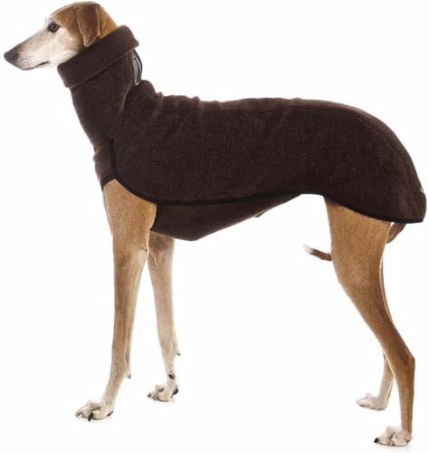 Herbst und Winter Warmer Windhund Labrador Schäferhund Kleidung für große Hunde High Neck Hemd Stretch Fleece Pullover für Hunde Weste Haustier Jacke von ABRAGO