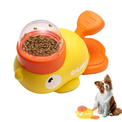 Haustier Futterspender, Entenform Hund Slow Feeder futterspender Katze für Haustier Futterspender Katzen Hund Interaktion Leckerlis Futterspender für Anreicherung und Unterhaltung von ACAREY