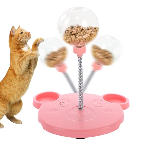 Katzenspielzeug Selbstbeschäftigung, Intelligenzspielzeug für Hunde Katze mit Swing Futterball, Spielzeug Katzen Selbstbeschäftigung, Interaktives Hundespielzeug, Spielzeug für katzen Hunde (A) von ACAREY