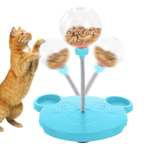 Katzenspielzeug Selbstbeschäftigung, Intelligenzspielzeug für Hunde Katze mit Swing Futterball, Spielzeug Katzen Selbstbeschäftigung, Interaktives Hundespielzeug, Spielzeug für katzen Hunde (B) von ACAREY