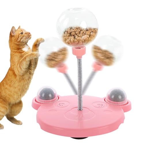 Katzenspielzeug Selbstbeschäftigung, Intelligenzspielzeug für Hunde Katze mit Swing Futterball, Spielzeug Katzen Selbstbeschäftigung, Interaktives Hundespielzeug, Spielzeug für katzen Hunde (C) von ACAREY