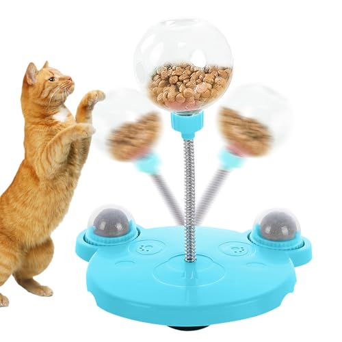 Katzenspielzeug Selbstbeschäftigung, Intelligenzspielzeug für Hunde Katze mit Swing Futterball, Spielzeug Katzen Selbstbeschäftigung, Interaktives Hundespielzeug, Spielzeug für katzen Hunde (D) von ACAREY