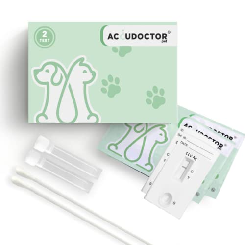 2 Test Accudoctor Canine CCV - CCoV Ag Stuhltest Haustiere Hunde Canine Tierärztliche Veterinary Gesundheit Schnelltest Stuhl Hund Test Hund Dog Pet durchfall mittel schnellteste unsichtbarer von ACCUDOCTOR Check test