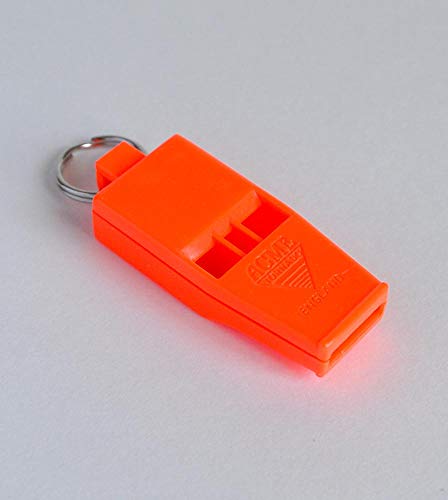 (3 Pack) Acme Slimline Tornado Model 636 Pealess Whistle Day Glow Orange von ACME